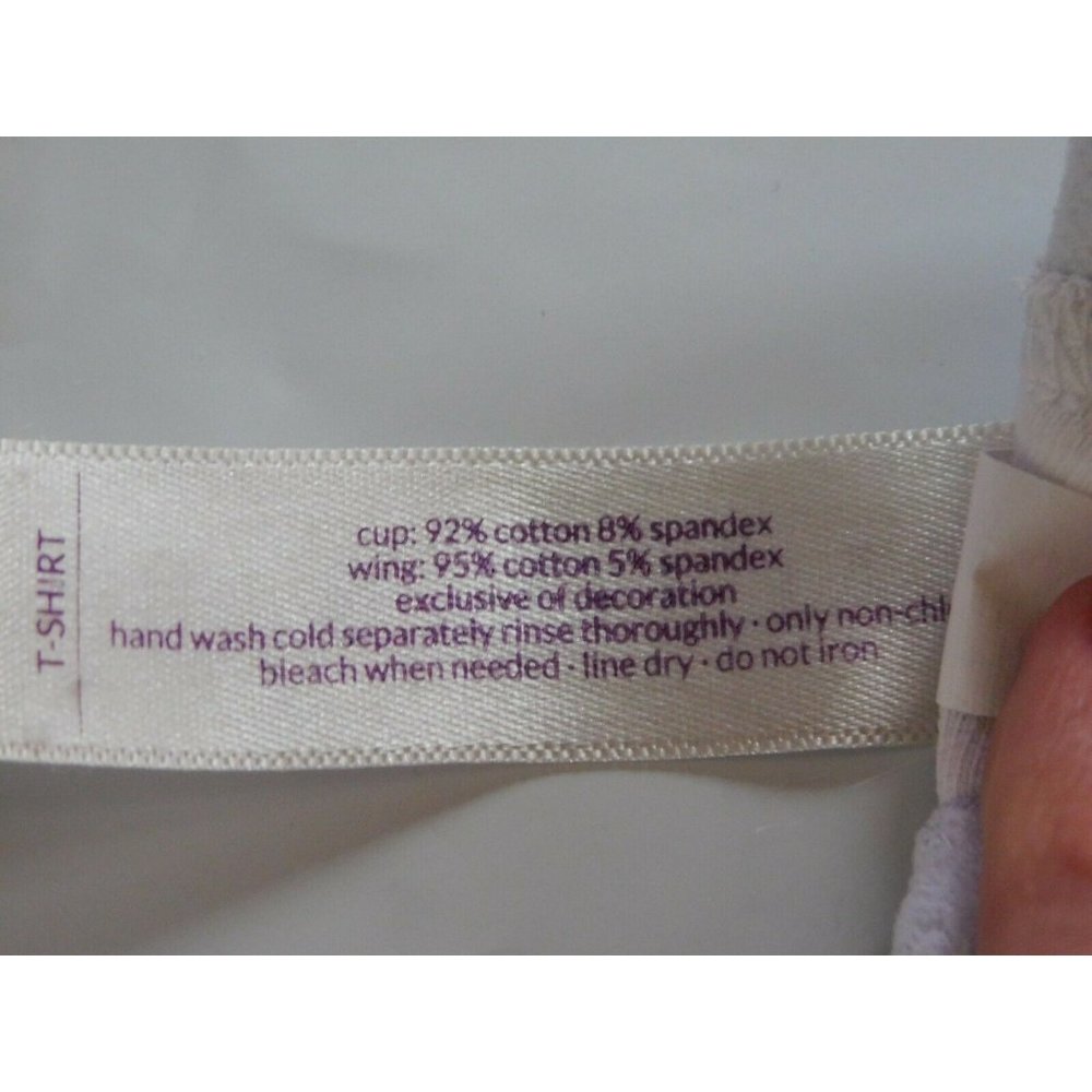 Women's Cacique White Underwire Bra Size 40D - Picture 5 of 5
